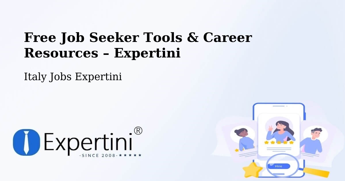 Free Job Seeker Tools & Career Resources – Arzignano - Arzignano, Italy Jobs Expertini